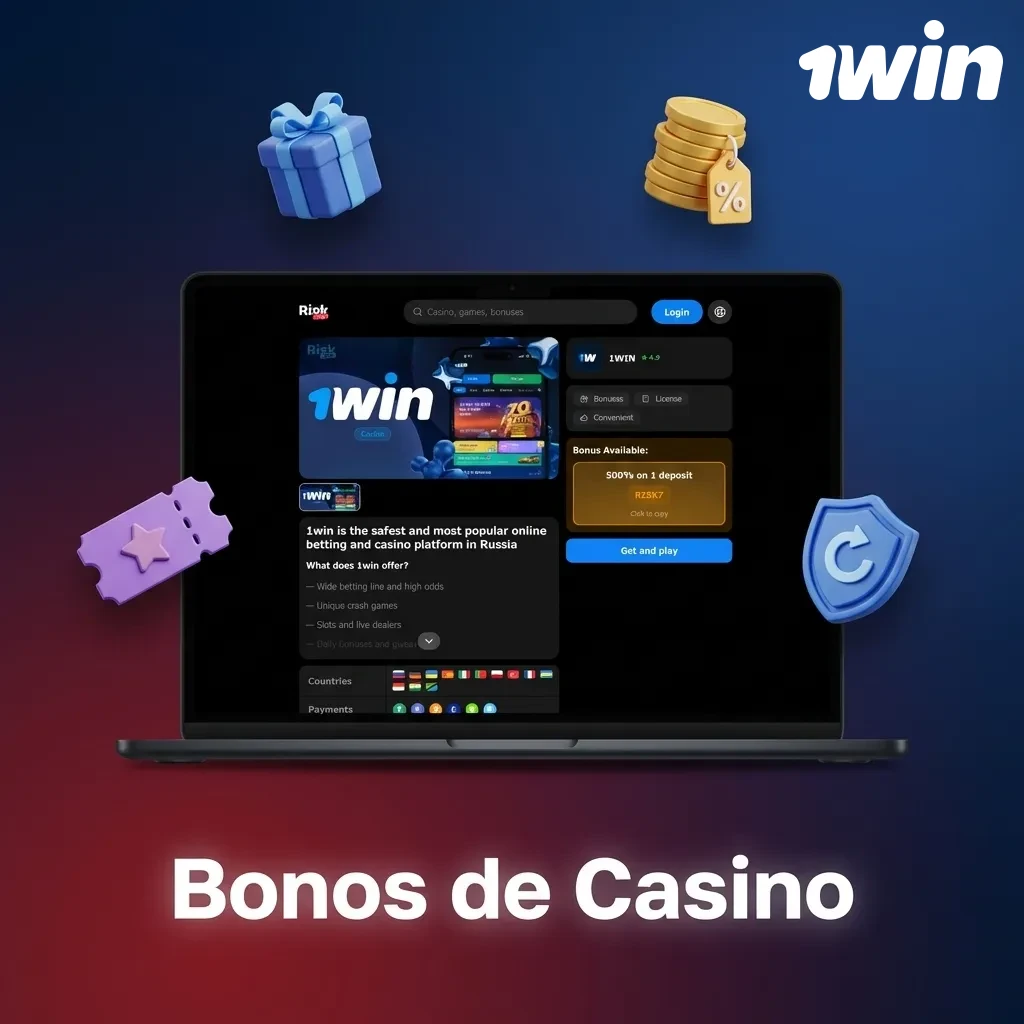 Bonos de Casino — 1win en Costa Rica