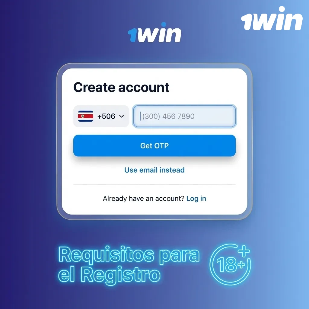 Requisitos para el Registro — 1win en Costa Rica