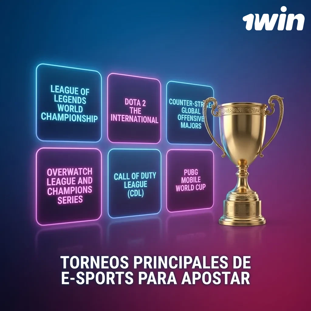 Torneos Principales de E-Sports para Apostar — 1win en Costa Rica