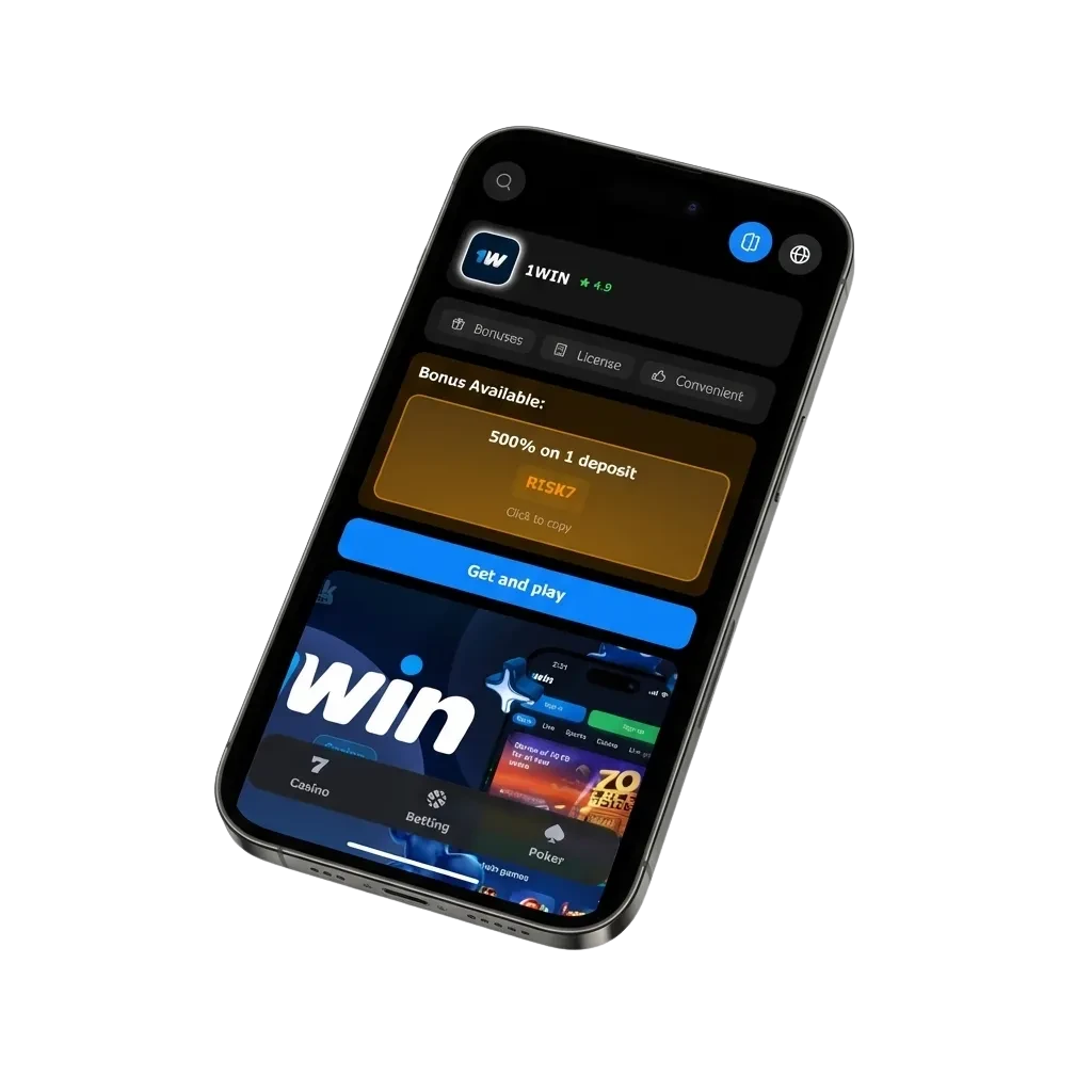 Aplicación de 1win en Costa Rica