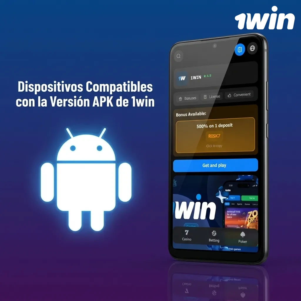 Dispositivos Compatibles con la Versión APK — 1win en Costa Rica