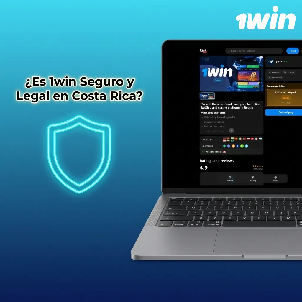 1win en Costa Rica plataforma de apuestas en línea con licencia de Curazao eGaming y certificación de seguridad SSL