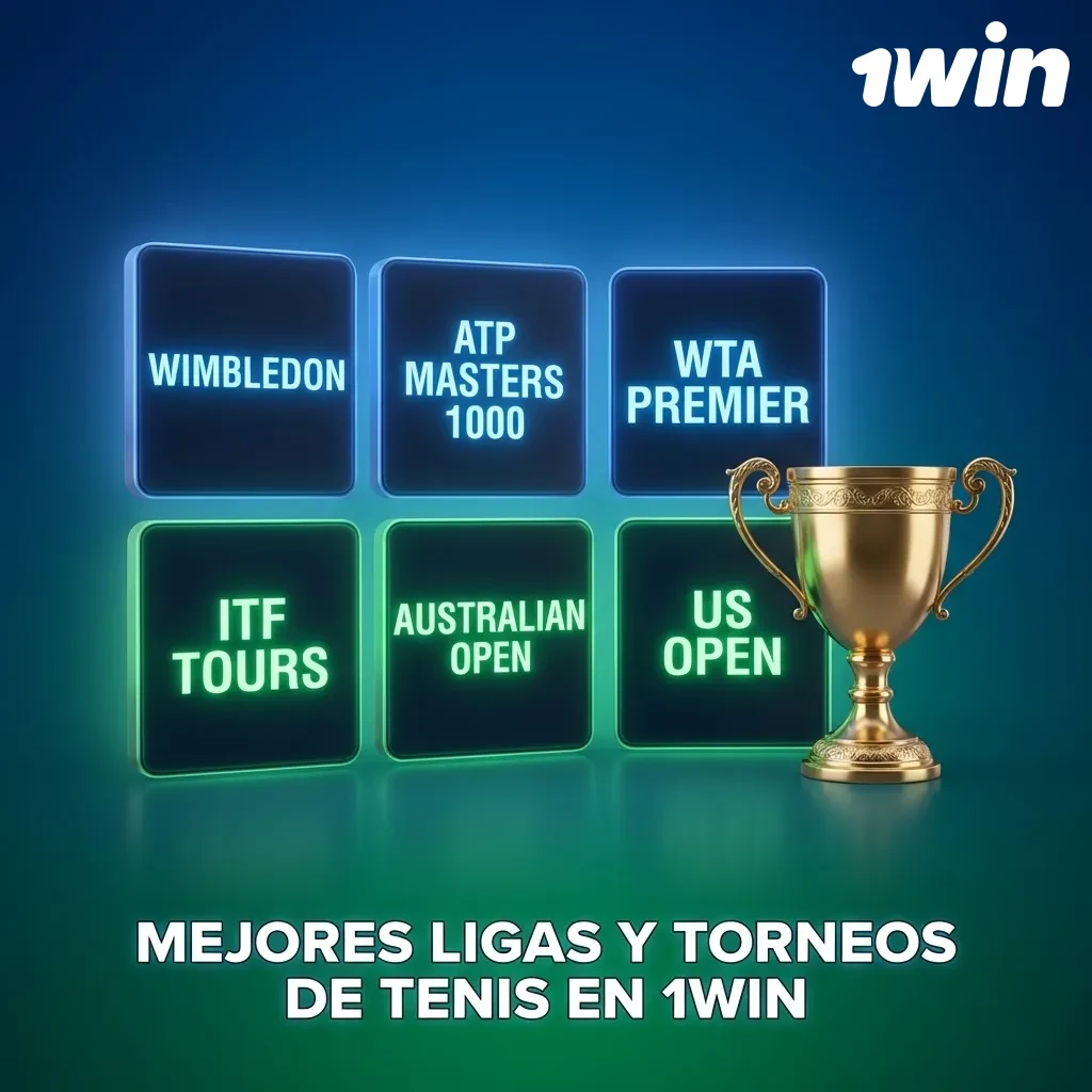 Mejores Ligas y Torneos de Tenis en 1win en Costa Rica